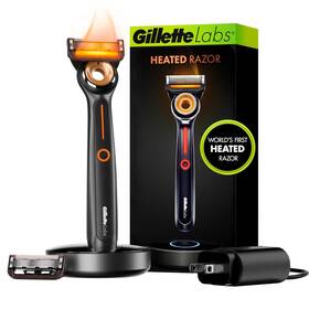 Gillette 313104972969 Heated Razor For Men Starter Shave Kit By Gillettelabs 1 Handle 2 Blade