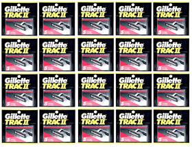 3265 Gillette Trac Ii Razor Blade Refills 100 Cartridges Bulk Packaging