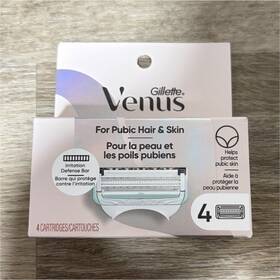 42788323 Gillette Venus Pubic Hair And Skin Womens Refill Cartridges 4 Pack Area