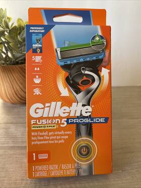 4740065887 Gillette Proglide Power Mens Razor Handle 1 Blade Refill