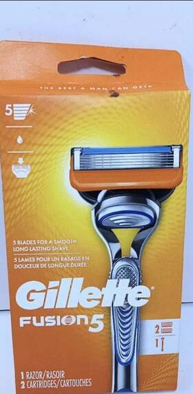 4740065889 Gillette Fusion 5 Sealed Package 1 Razor 2 Cartridges