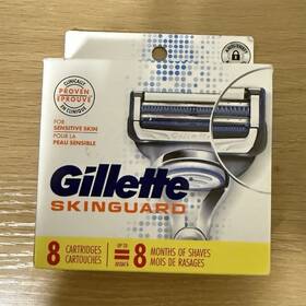 4740066511 Gillette Skinguard Stainless Steel Razor Cartridge Blades 8 Pack Men