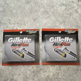 51497811l0 Gillette 2x Atraplus 2-blade Stainless Refill Cartridges 10 Pack Face Silver Blk