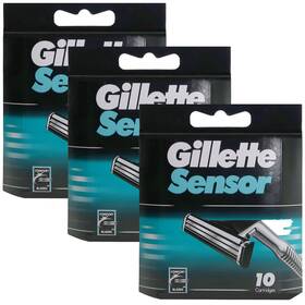 565644-x3-k Gillette 3x Mens Sensor Cartridges 10 Count