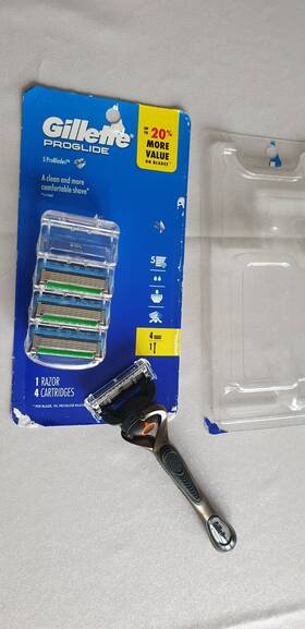 5pro Gillette Proglide Blades 1 Razor And 4 Cartridges For Men Shaving 5pro Gillette Proglide Blades 1 Razor And 4 Cartridges For Men Shaving