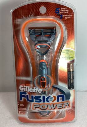 Bx10 Gillette 607169835858 P&g Fusion Power Razor New -bx10