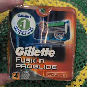 6171983350p Gillette Fusion Proglide Power 5-blade Stainless Refill Cartridges 4-pack