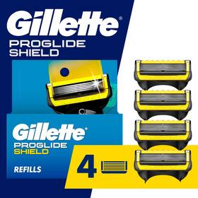 Gillette 629722499741 Pro Glide Shield Mens Razor Blade Refill Cartridges 4 Ct