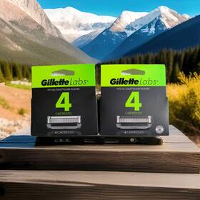 67490 Gillette Labs Razor Blade Refills 8 Cartridges Fits All Gillettelabs Razors New