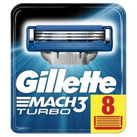 Mach3 Gillette 702018453276 Turbo Razor Blades For Men Pack Of 8 Count 1
