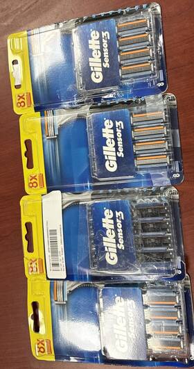 Gillette 702018499977 Sensor 3 Refill Razor Blades 32 Cartridges Fits Excel 6j