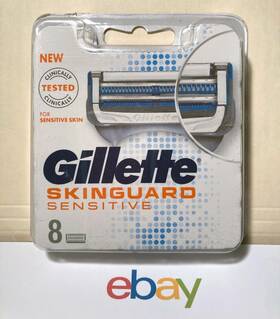 Gillette 702018500338 Skinguard Sensitive Skin 8 Cartridges For Fusion 5