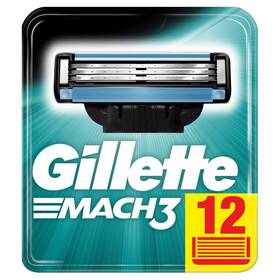 Mach3 Gillette 702018515318 Razor Blades For Men 12 Pieces