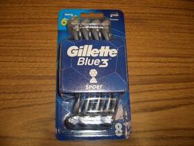 Sport-comfort-3 Gillette 702018531783 Blue 3 Blades 8 Count