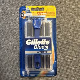 Gillette 702018537778 Blue 3 Hybrid Razor 9 Cartridges Us Seller