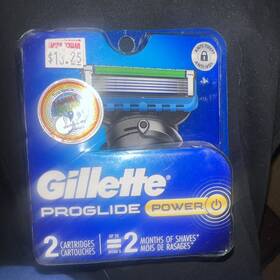 Gillette 702018539628 Proglide Power Razor Blade Refills 2 Count