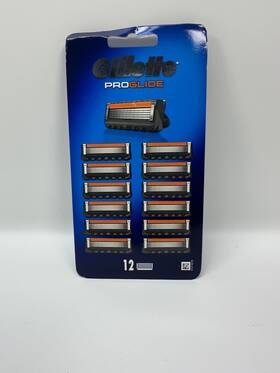 Gillette 702018572649 Proglide Mens Razor Blade Refills 12 Count