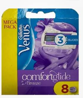Gillette 702018886463 Venus Comfortglide Breeze For Women 8 Cartridges 7j/f