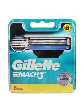 Gillette 705353976483 Mach 3-8 Count 1 X 8 Pack