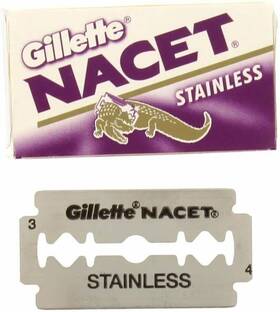 Gillette 726084803824 25 Nacet Stainless Double Edge Razor Blades Made In Russia 5 Boxes Of