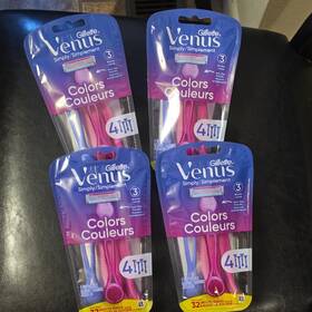 7400515339 Gillette Venus Simply Colors Disposable Razors 16 Pack 3-blade