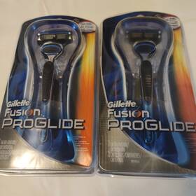 759449 Gillette Fusion Proglide 2 Pack Razor 4 Cartridges Free Shipping