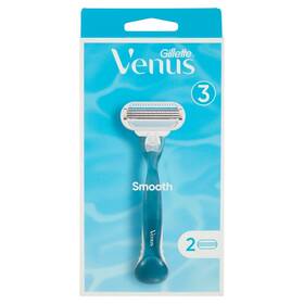 Gillette 7702018567737 Venus Smooth Womens Shaver With 2 Razor Blades