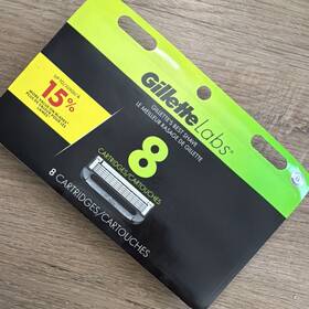 Gillette 7702018607939 Gillettelabs Refill Cartridges 8 Pack 5-blade Stainless Steel
