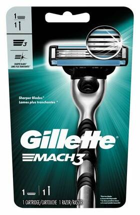 80223918 Gillette Mach3 Mens Razors Lubrication Strip Glides 1 Razor Cartridges 6 Pack