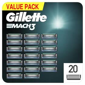 81746607 Gillette Mach3 Mens Razor Blades Pack Of 20 Refill