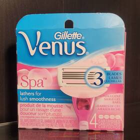84850391 Gillette 4 X Venus Comfortglide Spa Breeze 2-in-1 Womens Razor Blades Genuine