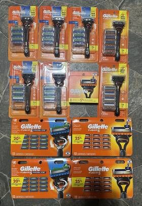 86cartridges Gillette Fusion 5 7 Razors And