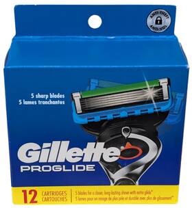 Gillette 885325882780 Proglide Mens Razor Blade Refill Cartridges 12 Count New