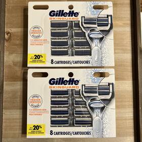 90286375 Gillette Skinguard Sensitive Skin Razor Refill 16 Cartridges New Sealed