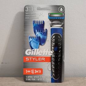 90302090 Gillette Styler 3 In 1 Trim Shave Edge Waterproof Mens Razor Cartridge Nisp