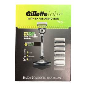 90441667 Gillette Labs Exfoliating Bar 1 Razor 7 Cartridges Stand