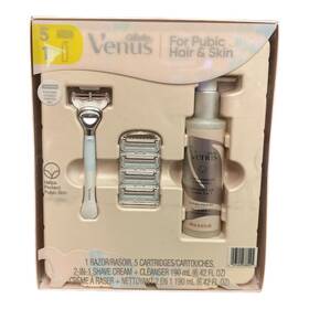 90480029 Gillette Venus For Pubic Hair And Skin Shaving Set 5 Cartridges