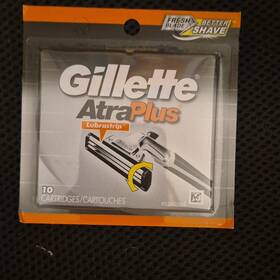 91280765 Gillette Atraplus Lubrastrip Razor Blade Cartridges Stainless Steel 10 Pack 2