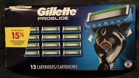 91419806 Gillette New Proglide Razor Blades Refills For Men 12 Cartridge