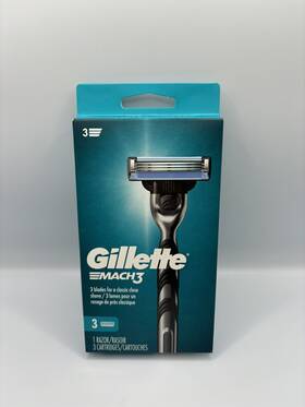 91659792 Gillette Mach 3 Cartridges/ 1 Razor