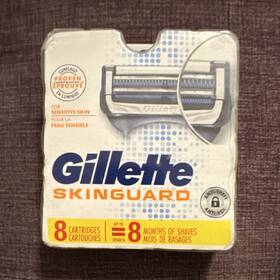 91937813 Gillette Skinguard 2-blade Stainless Steel Cartridge Blades For Men 8 Pack
