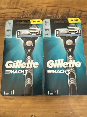 Mach3 Gillette 987176138668 Includes 2 Razor Cartridges New In Box