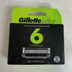 20244861 Gillette Labs 6 Refill Cartridges 5-blade Stainless Fits Razors