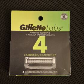 211288969 Gillette Labs Razor Blade Cartridges Stainless Steel 4 Pack 5 Blades
