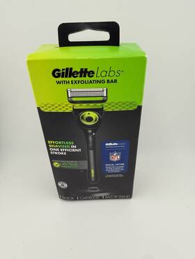 905337516 Gillette Labs Razor Exfoliating Bar Nfl Special Edition Magnetic Stand