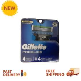 M30253 Gillette Proglide Mens Razor Blade Refills 4 Cartridges