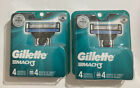 Gil1083v Gillette Mach 3 Razor Blade Refills 2 Packs Of 4 8 Cartridges