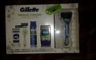 Gillette Mens Razor Gift Set Body Wash Deodorant Shave Gel Fusion Proglide 047400529403