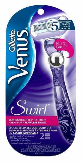 Pr52145 Gillette Venus Swirl Womens Razor With Flexiball Technology 1 Ea Pack Of 6