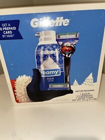 Gillette Pro Glide Mens Razor Gift Set 1 2 Cartridges Shave Foam Nib